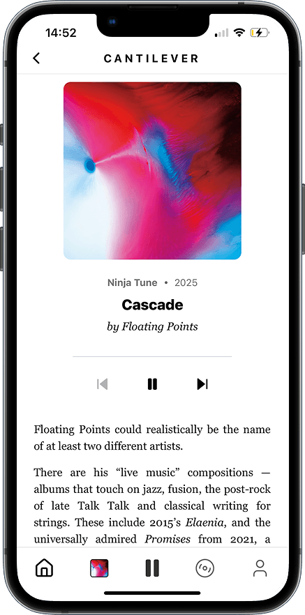 Cantilever article mockup