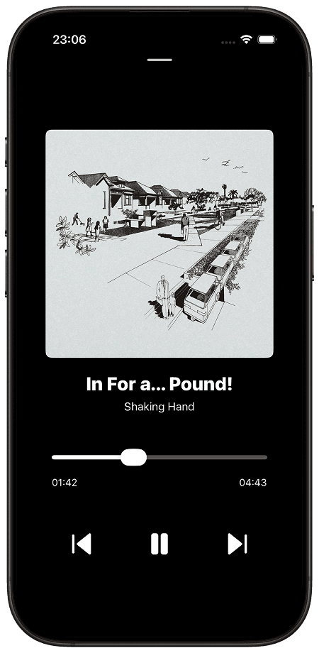 Cantilever player mockup